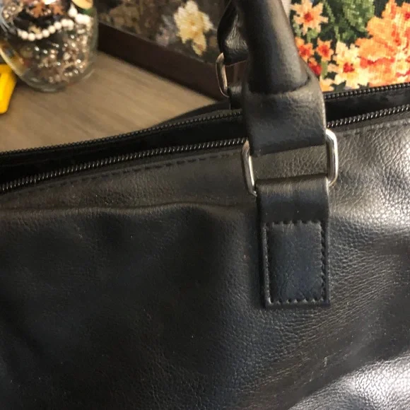 Torrid Black Floral Embroidered Travel Bag - Picture 3 of 8